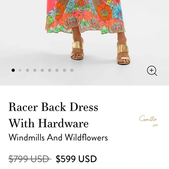 Camilla Racer Back Dress
With Hardware Windmills And Wildflowers - Picture 10 of 10